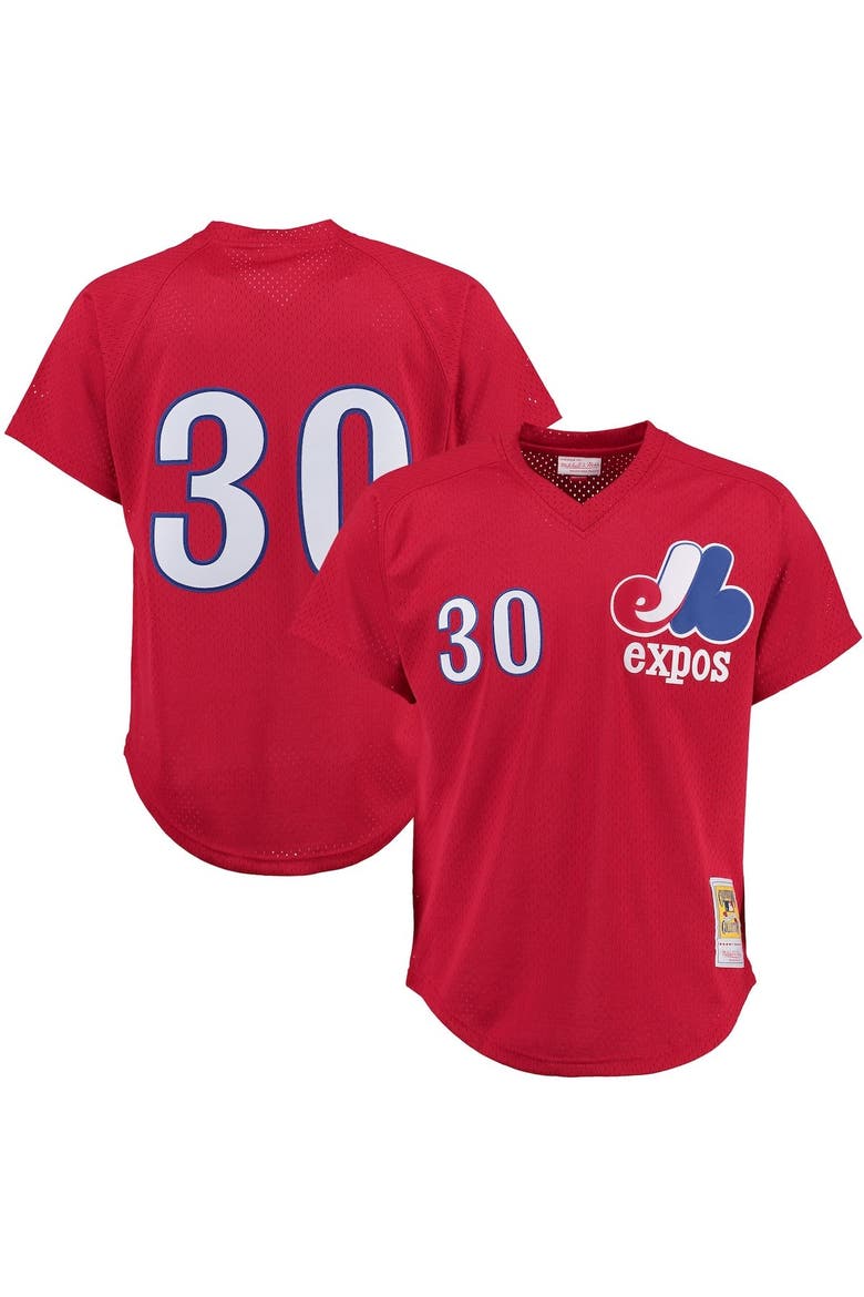 Tim Raines Montreal Expos Mitchell & Ness Batting Practice Jersey - Red, Main, color, Scarlet