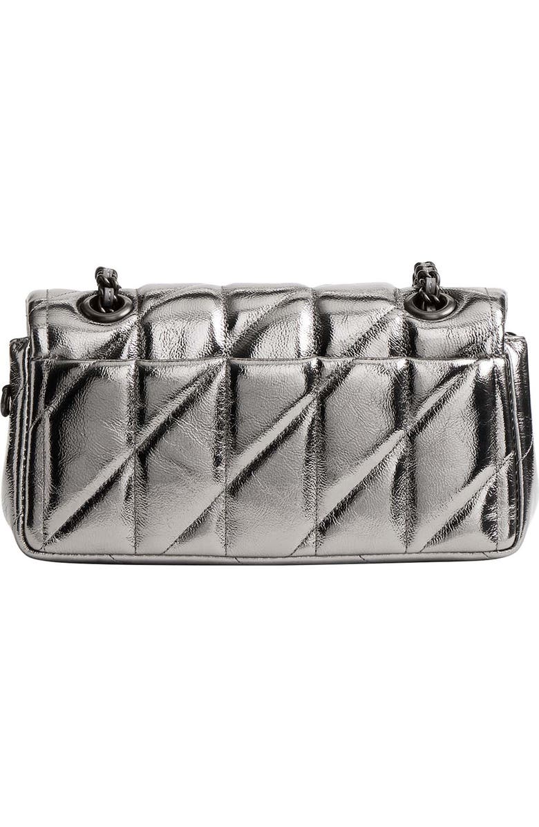 COACH Tabby Quilted Metallic Leather Convertible Shoulder Bag, Alternate, color,