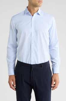 TOM BAINE Performance Stretch Winkle Free Button-Up Shirt