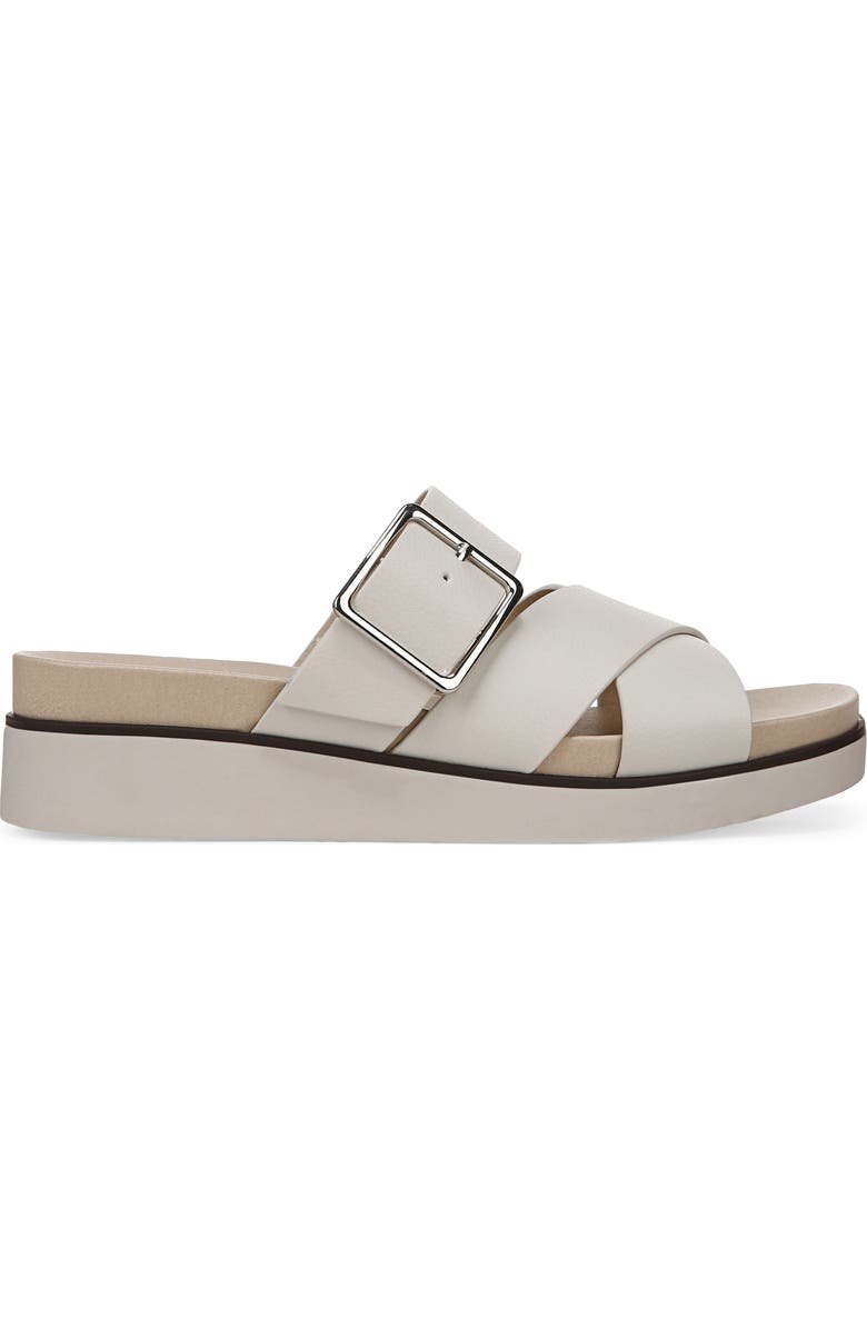 LifeStride Getaway Platform Slide Sandal, Alternate, color, Bone