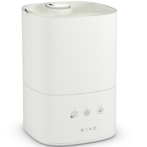 Breeze 3-Speed White Ultrasonic Cool Mist Humidifier with Top-Fill Tank and Aroma Tray (Covers 750-sq ft)