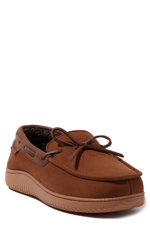 Pierce Microsuede Moccasin Slipper