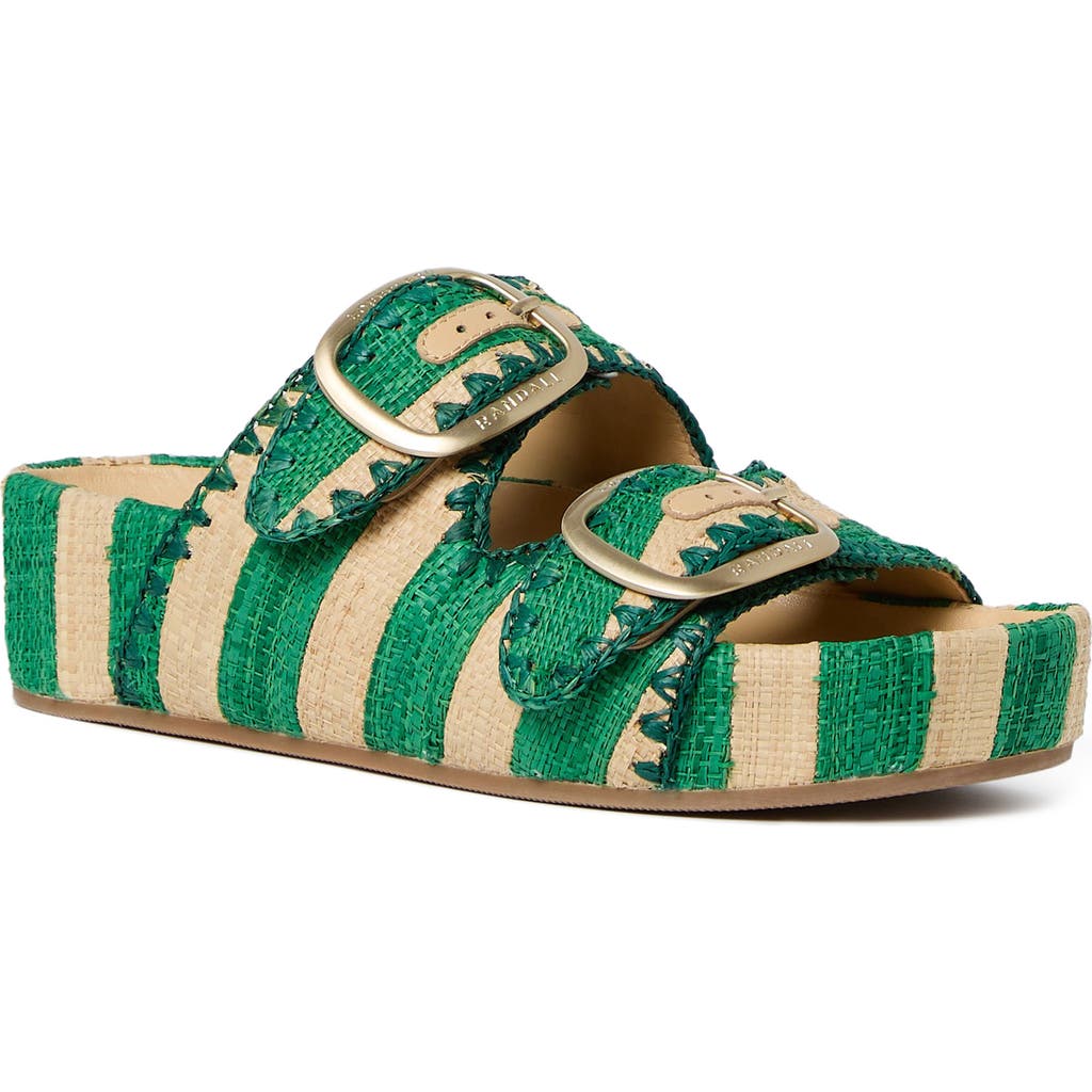 Loeffler Randall Theo Striped Two-band Sandals