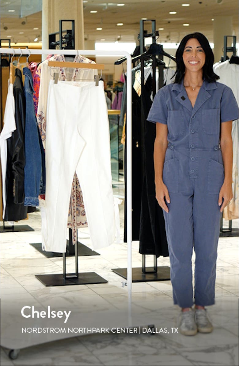 Lou Bow Detail Flare Leg Jeans, sales video thumbnail