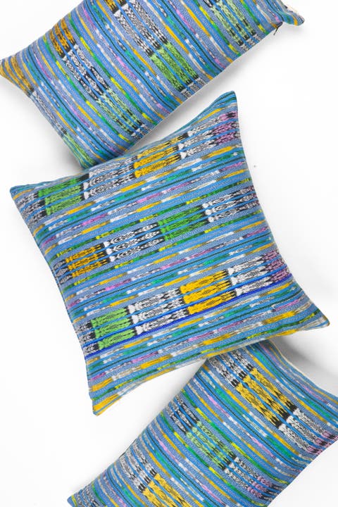 Vintage Quinta Ikat Stripe Pillow