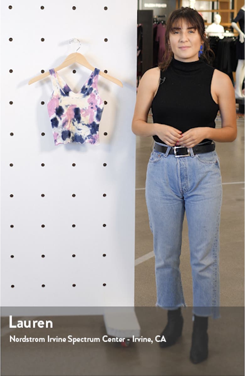 Amor Tie Dye Crop Tank, sales video thumbnail