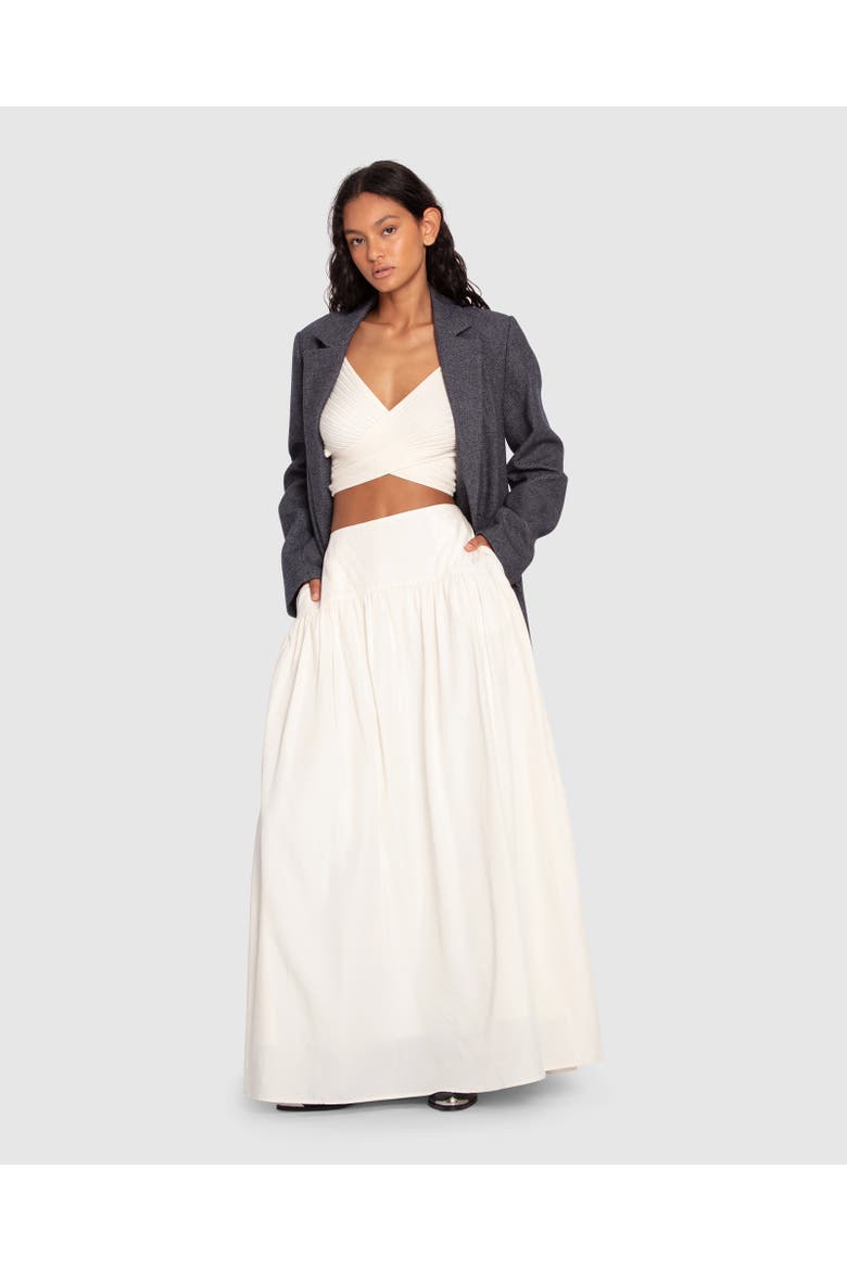 Always On My Mind Maxi Skirt, Main, color, Cream