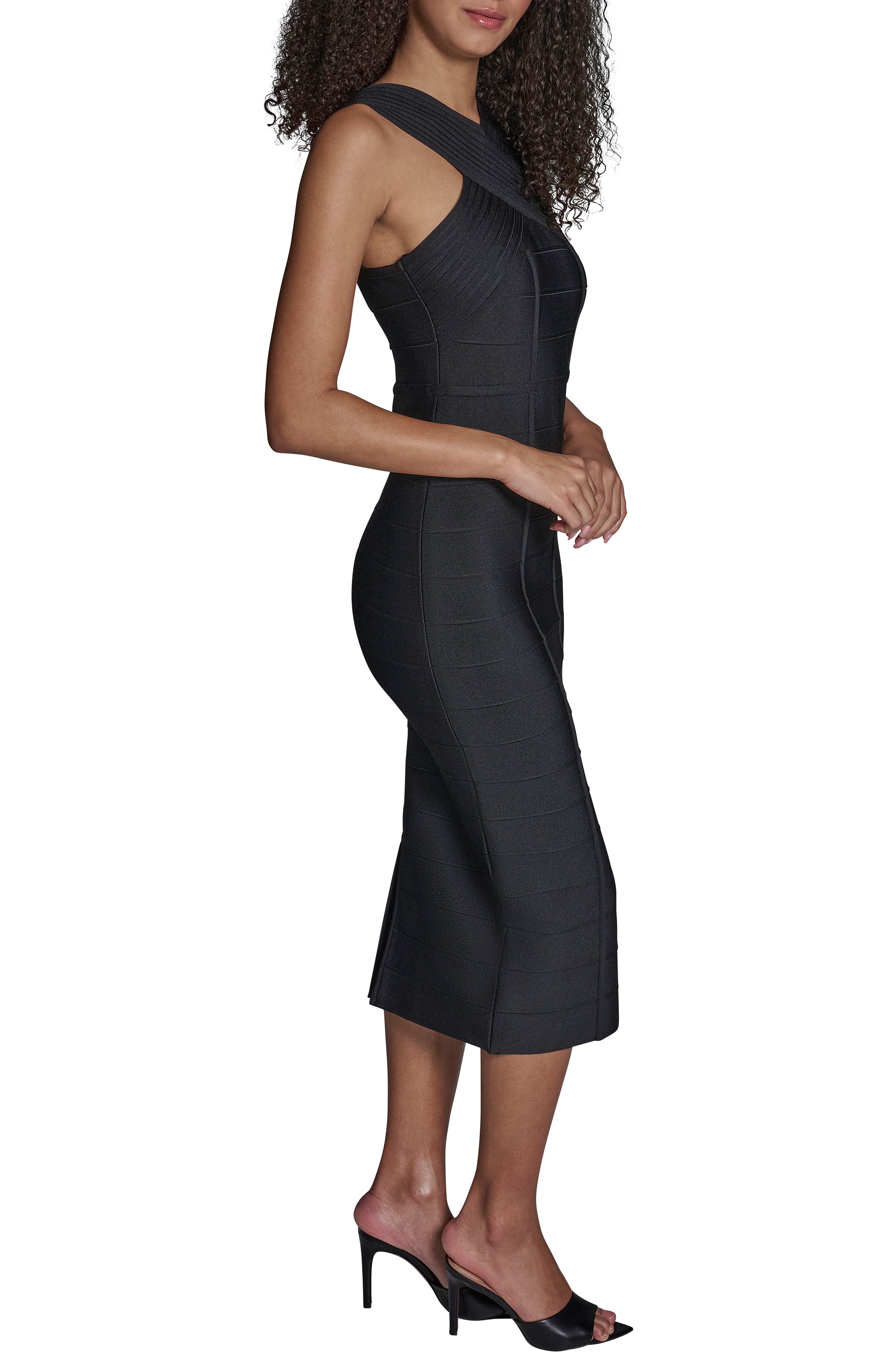 split cut dress Out See Through Bodycon Blue's Room (TV Series Color:Island Lime Tie-Dye YGroup_Zara