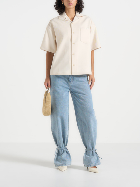 Brook Unisex Signature Twill Boxy Shirt