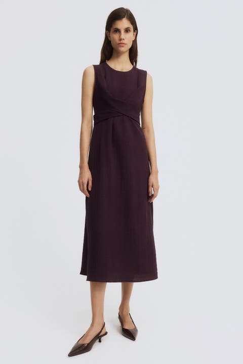 Mama nursing dress with ties at back