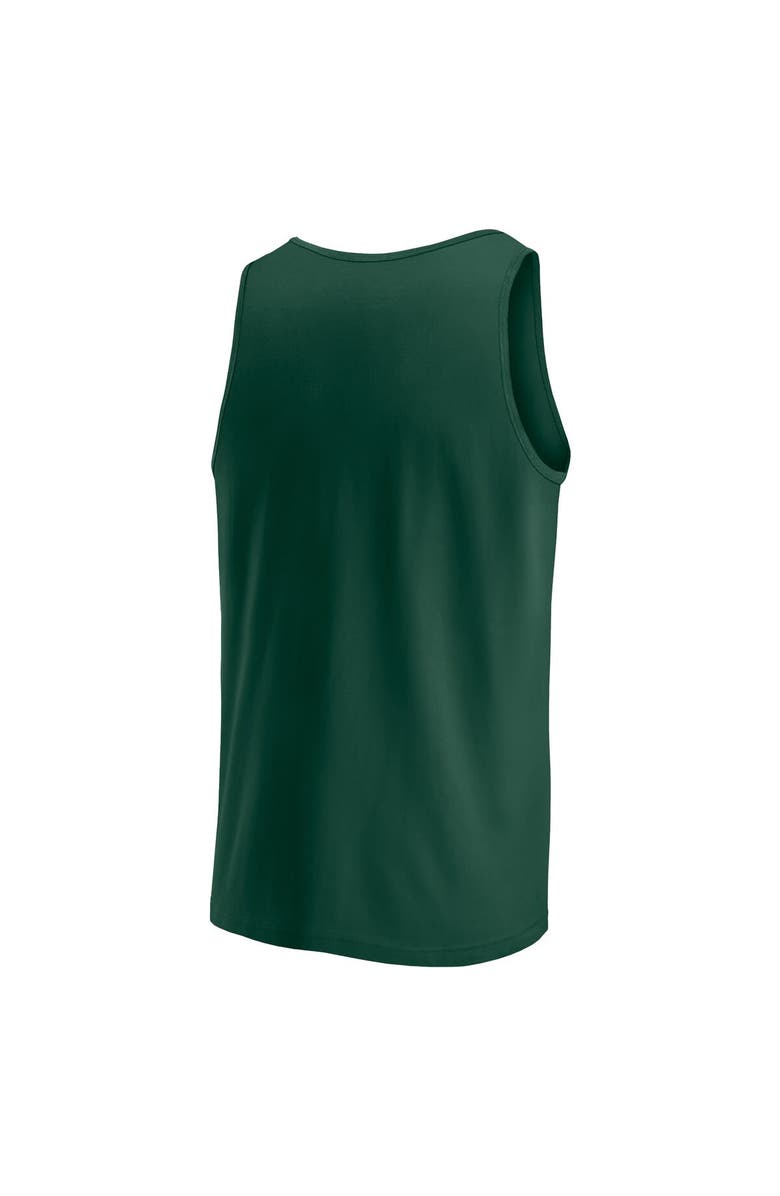 FANATICS Men's Fanatics Branded Hunter Green Milwaukee Bucks Wild Game Tank Top, Alternate, color, Hunter Green