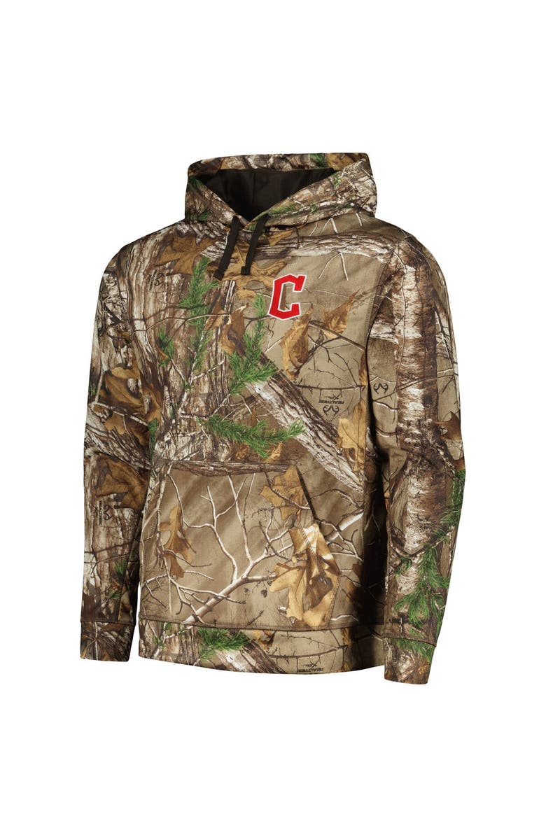 DUNBROOKE Men's Dunbrooke Camo Cleveland Guardians Champion Realtree Pullover Hoodie, Alternate, color, 