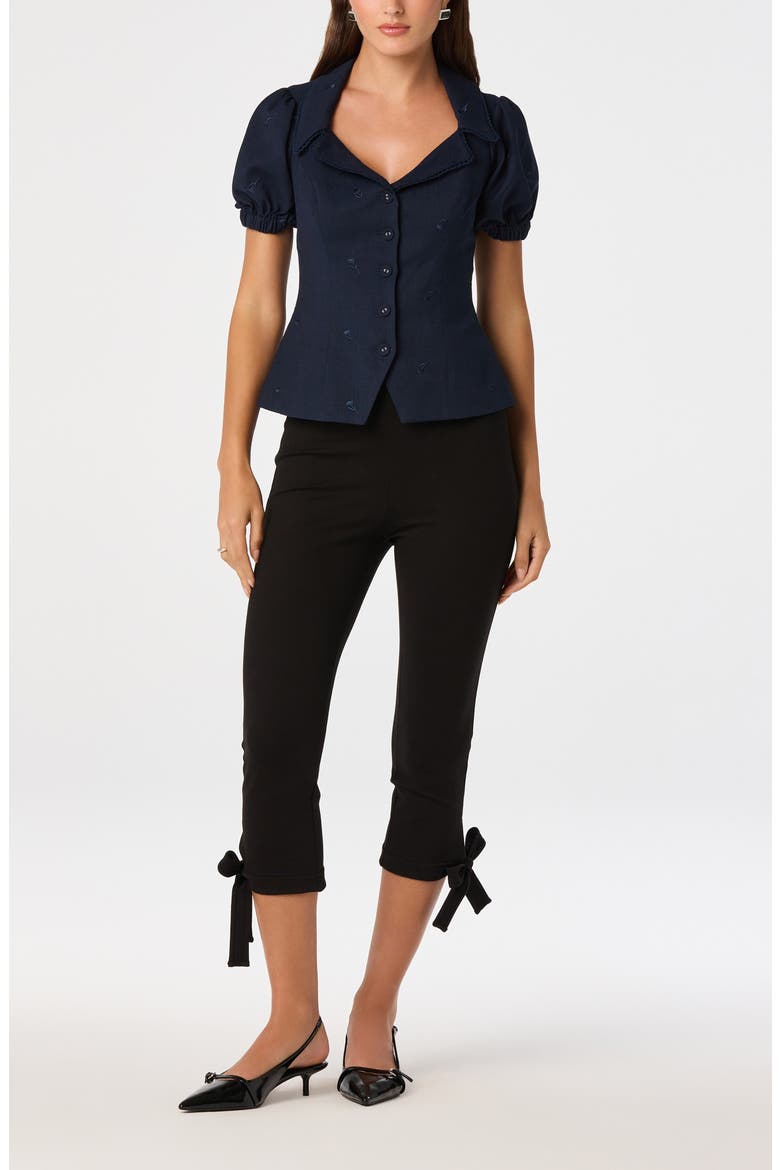 Anne Top, Alternate, color, NAVY
