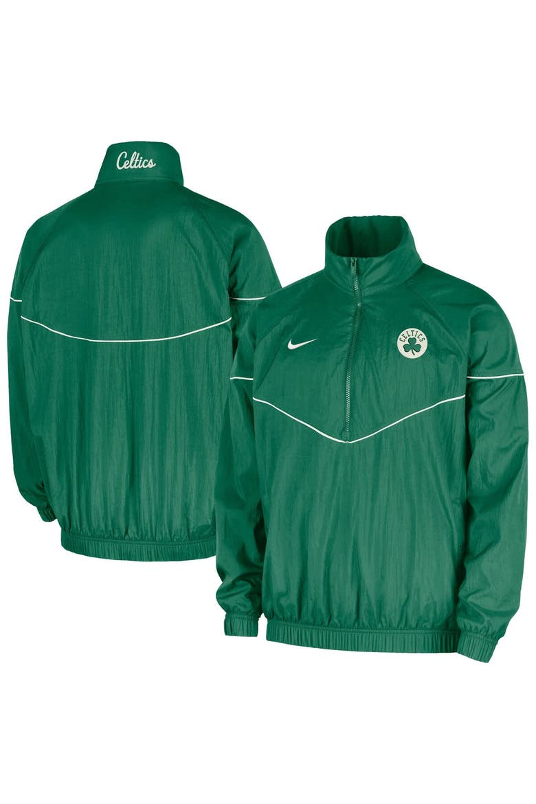 Men's Nike Kelly Green Boston Celtics Courtside Windrunner Woven