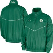 Nike Men's Nike  Kelly Green Boston Celtics Courtside Windrunner Woven Half-Zip Jacket
