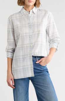 Plaid Menswear Button Shirt