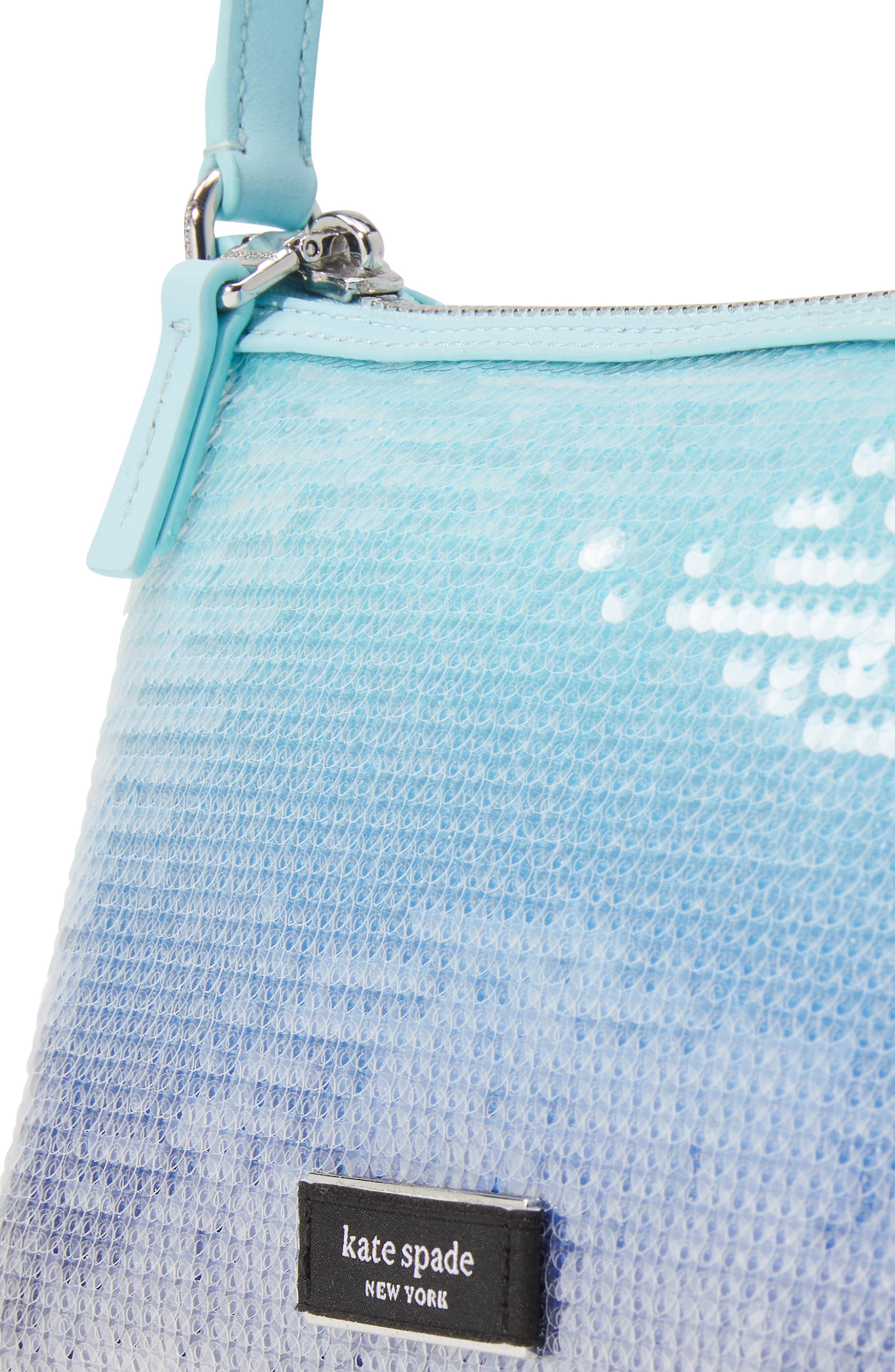 Kate Spade New York ombré sequin east/west shoulder bag, Alternate, color, 