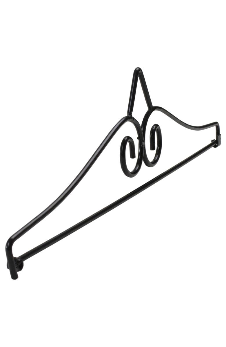 Northlight 14.5 Inch Black Metal Garden Flag Hanger, Alternate, color, Black