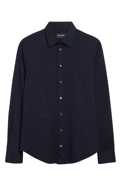Cotton Button-Up Shirt