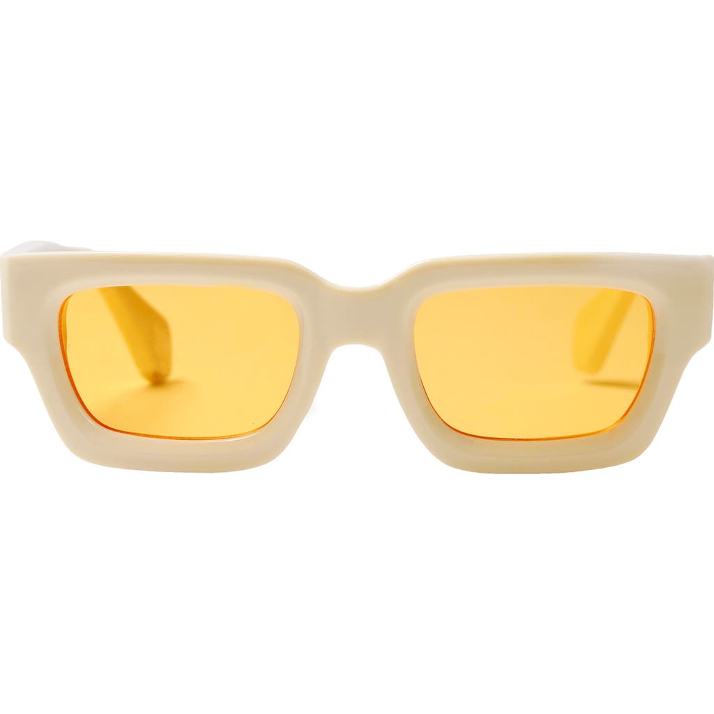 Wisdom Frame 14 Square Sunglasses In Neutral