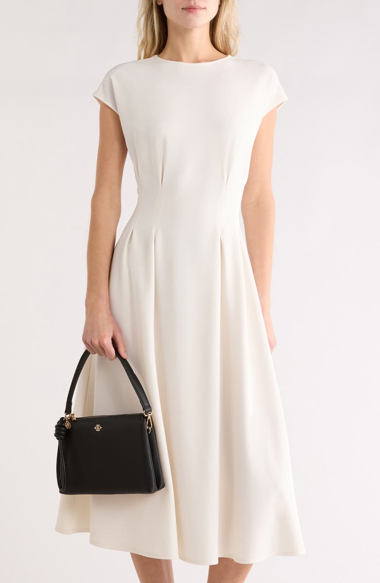 Nanette Lepore Alyce Triple Section Crossbody Bag, Alternate, color, Black