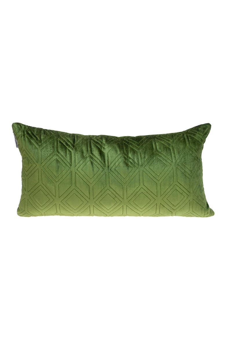 Tufted Velvet Decorative Pillow, Main, color, OLIVE