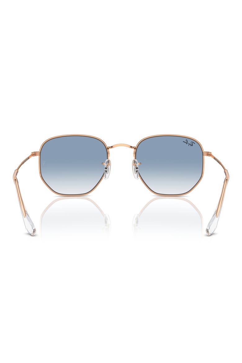 51mm Gradient Aviator Sunglasses, Alternate, color, BLUE GRADIENT