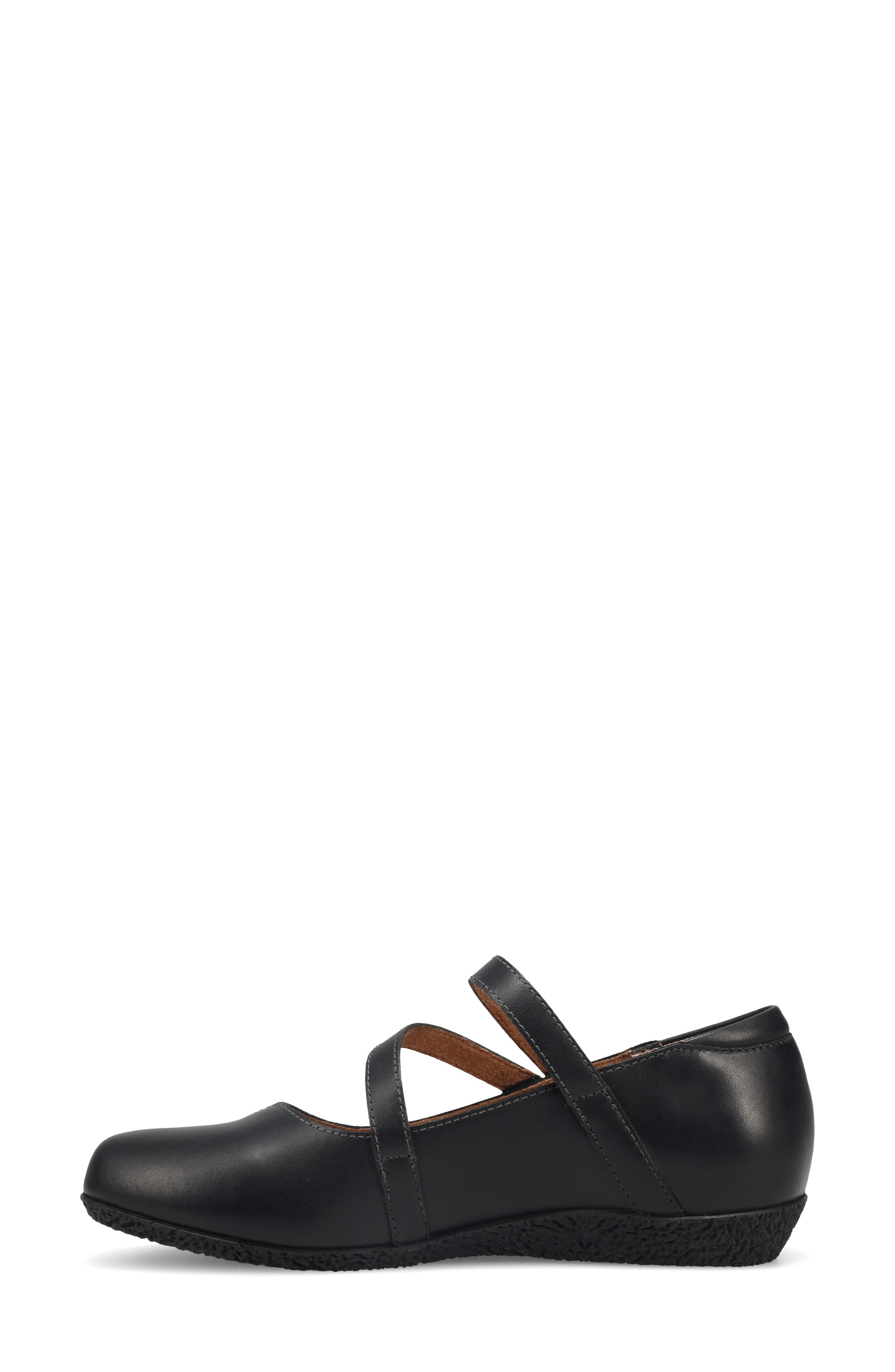 Taos Banter Mary Jane Flat, Alternate, color, Black