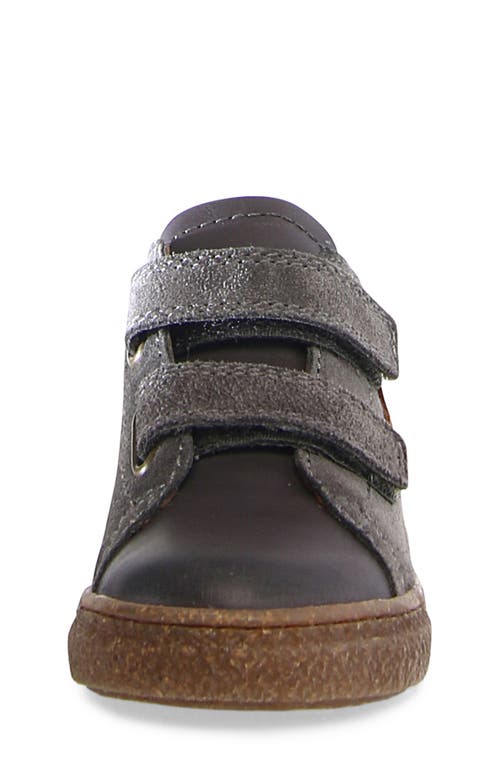 Shop Naturino Albus Star Sneaker In Anthracite/copper