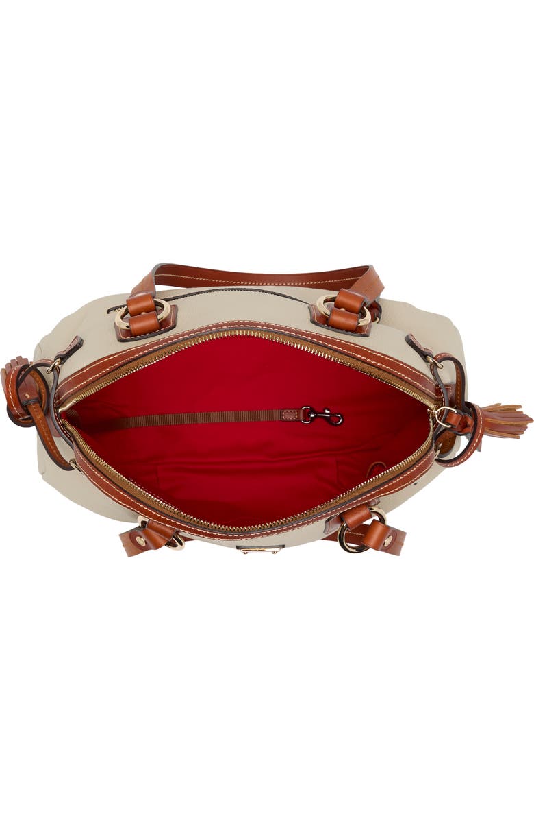 Dooney & Bourke Domed Leather Satchel, Alternate, color,