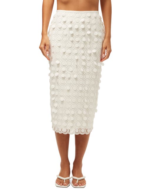 Dita 2 Embroidered Midi Skirt