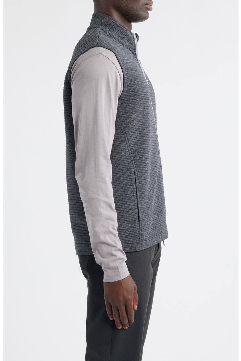 Reggie Performance Zip-Up Vest, Alternate, color, WASHED BLACK