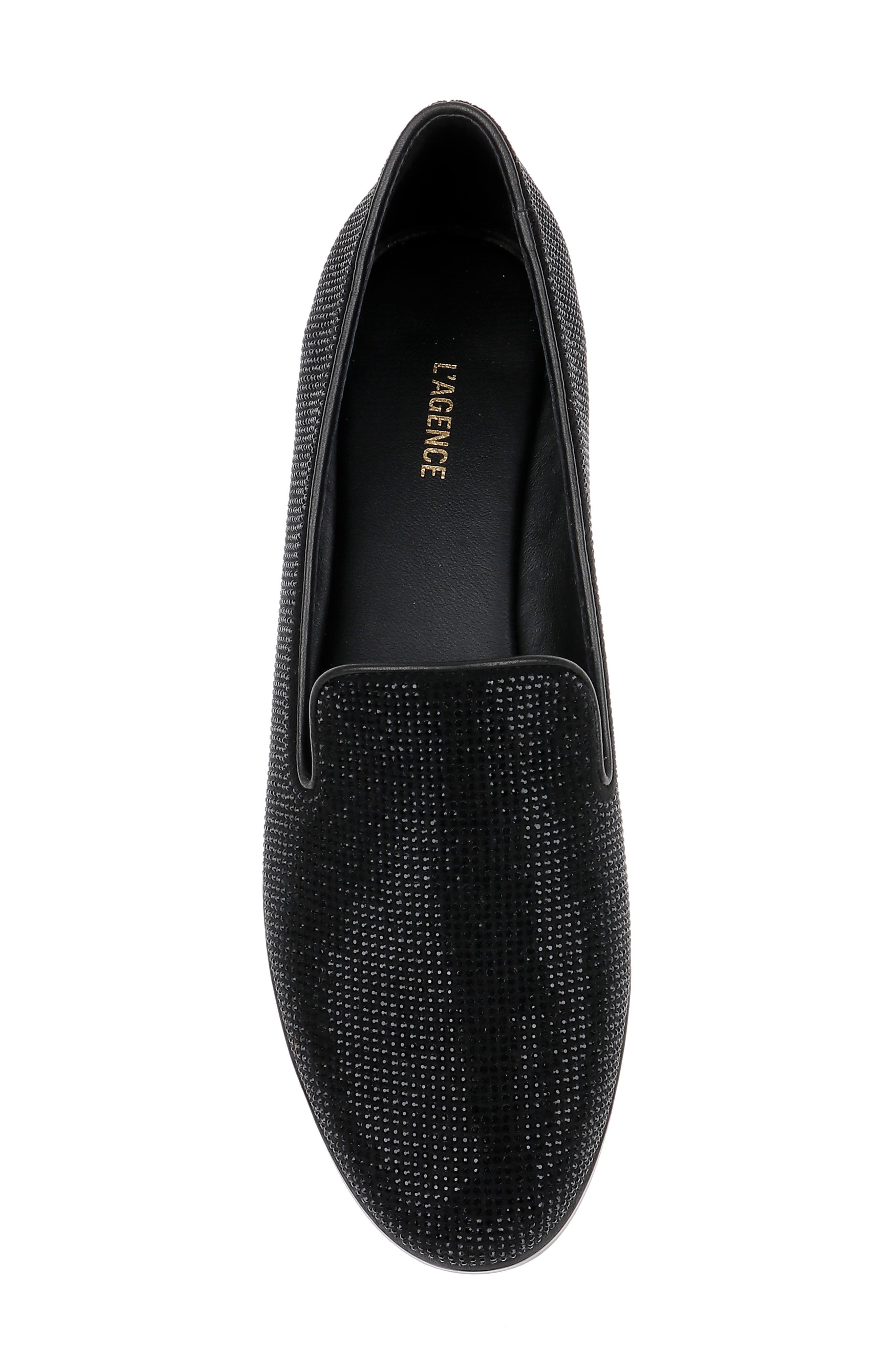 L'AGENCE Dominik III Loafer, Alternate, color, Black/ Black