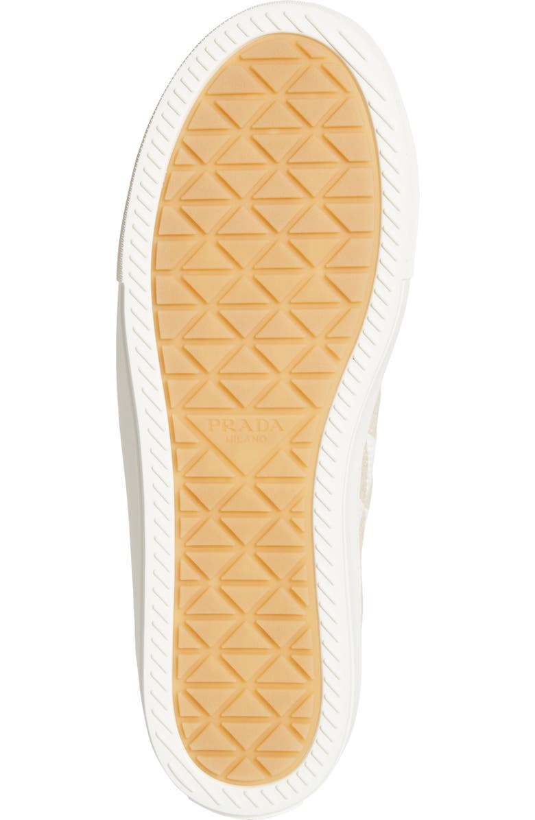 Prada Triangle Jacquard Low Top Sneaker, Alternate, color,