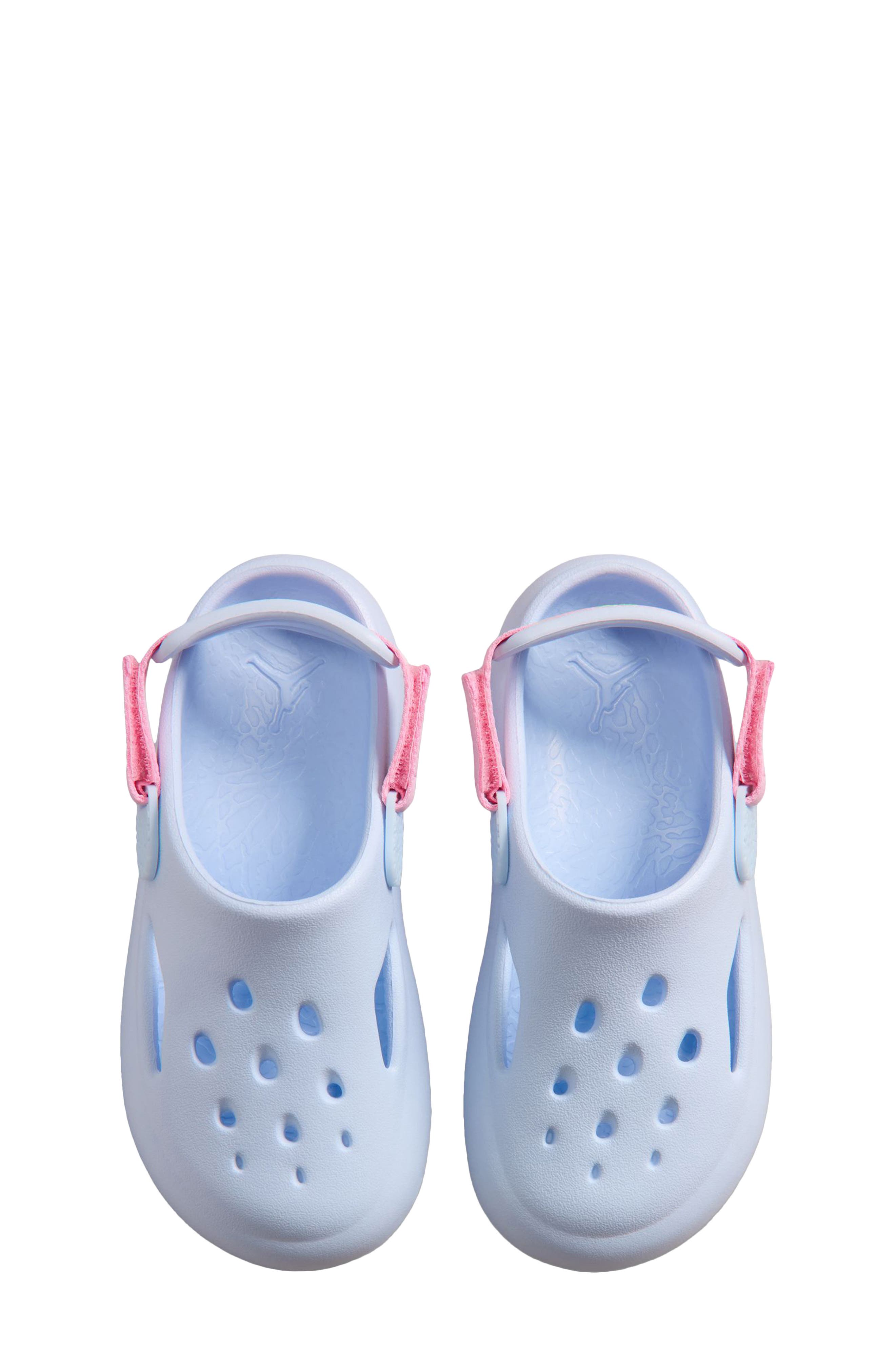 Jordan Kids' Hydrip Foam Clog, Alternate, color, Half Blue/ Green/ Soft Pink