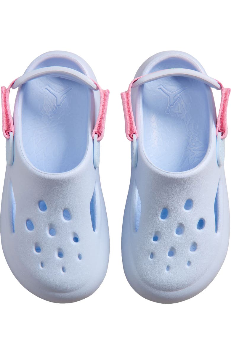 Jordan Kids' Hydrip Foam Clog, Alternate, color, Half Blue/ Green/ Soft Pink