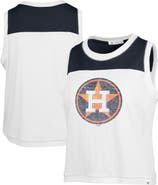 '47 Women's '47 White Houston Astros Premier Zoey Waist Length Tank Top
