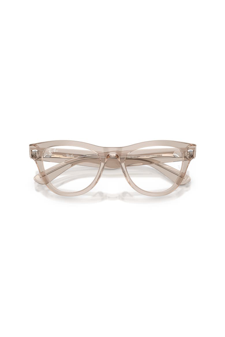 50mm Cat Eye optical glasses, Alternate, color, Brown