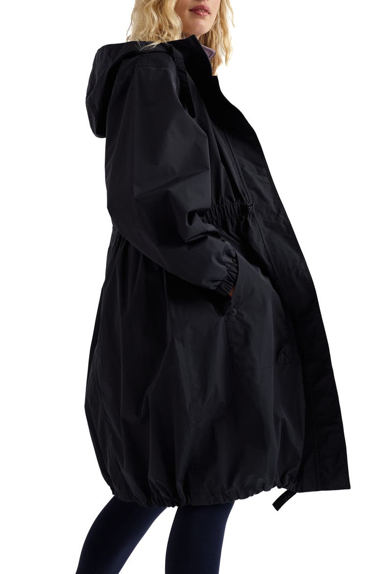 Skyllen Waterproof Hooded Rain Coat, Alternate, color, INKWELL