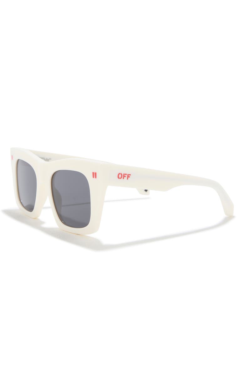 Off-White 51mm Selma Square Sunglasses, Alternate, color, 