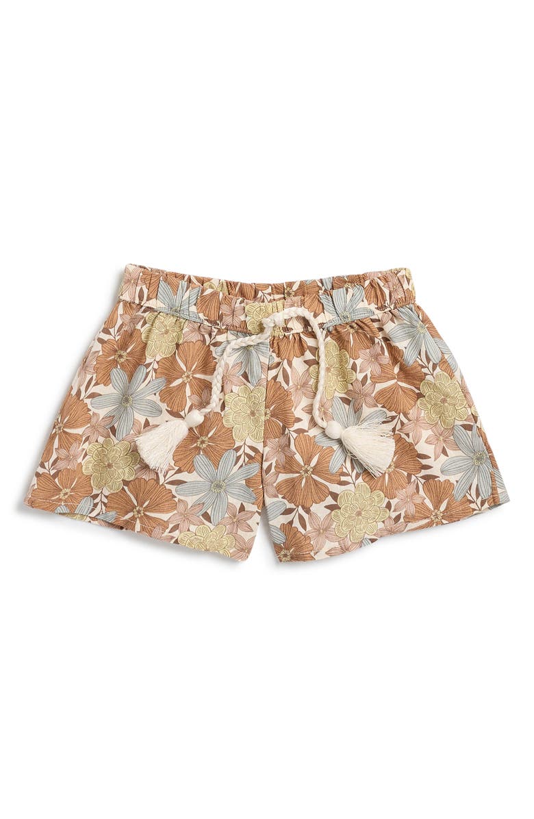 Rylee + Cru Kids' Solana Safari Floral Shorts, Main, color, 