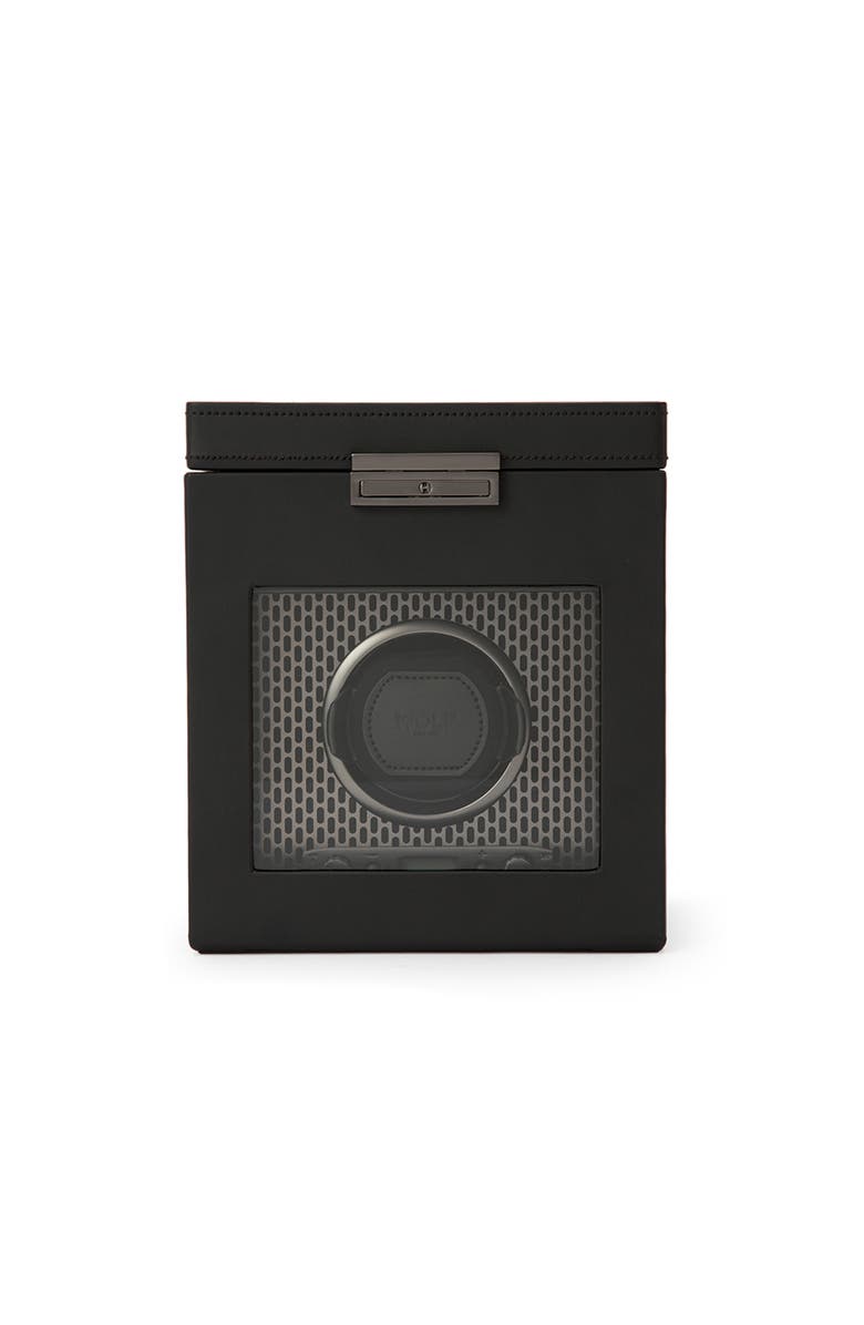 WOLF Axis Single Watch Winder with Storage, Alternate, color, Powder Coat