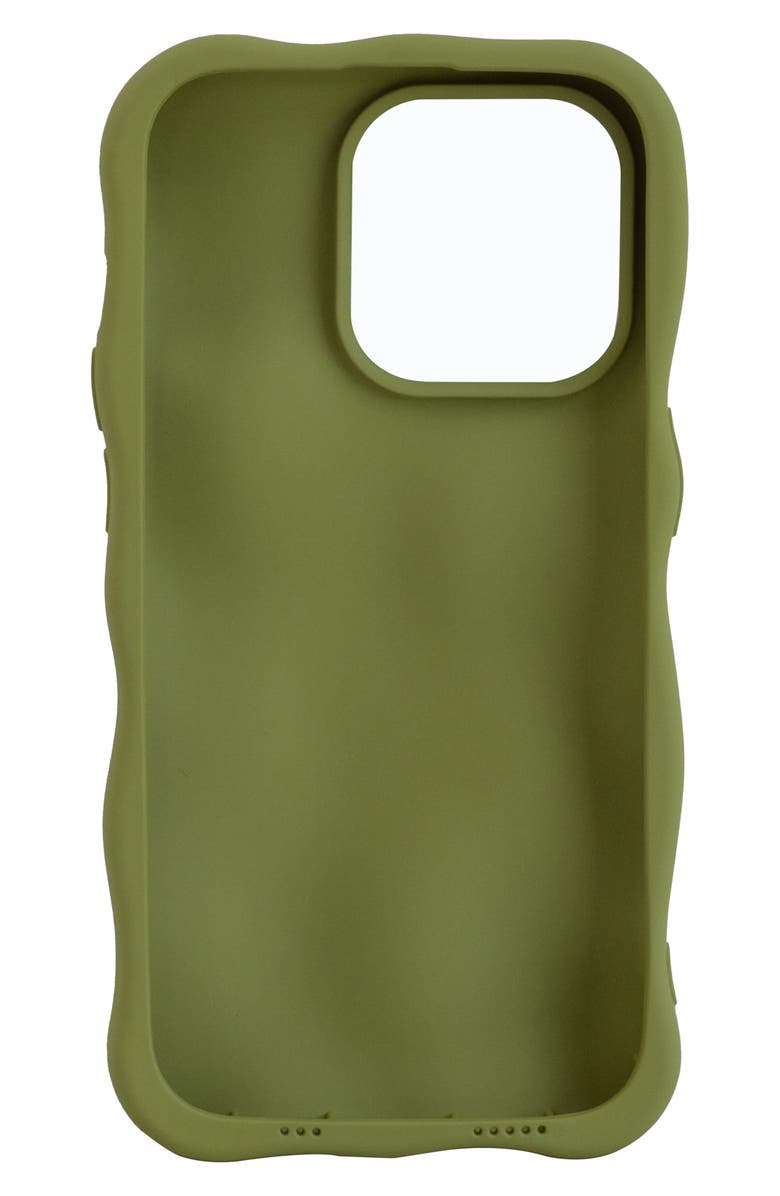 Auramma Matte Bubbles iPhone 14 Pro Max Case, Alternate, color, Green