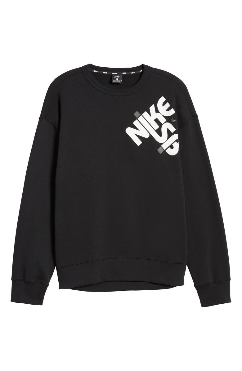Nike SB Icon Crewneck Sweatshirt, Alternate, color, 