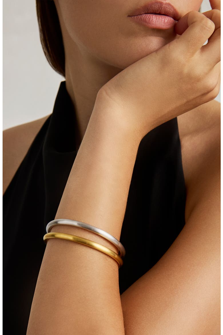 Twist Midi Dune Bangle Set, Alternate, color, GOLD