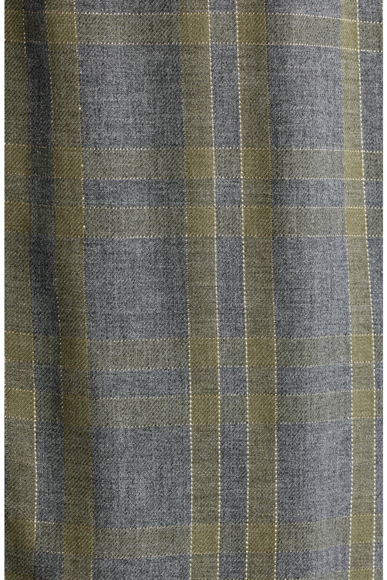 Bostaffa Metallic Plaid Woven Shirt, Alternate, color, GREEN MULTI