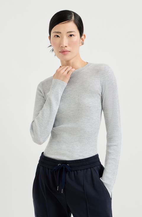 Cashmere and silk Sparkling sweater