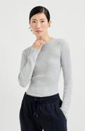 Brunello Cucinelli Cashmere and silk Sparkling sweater