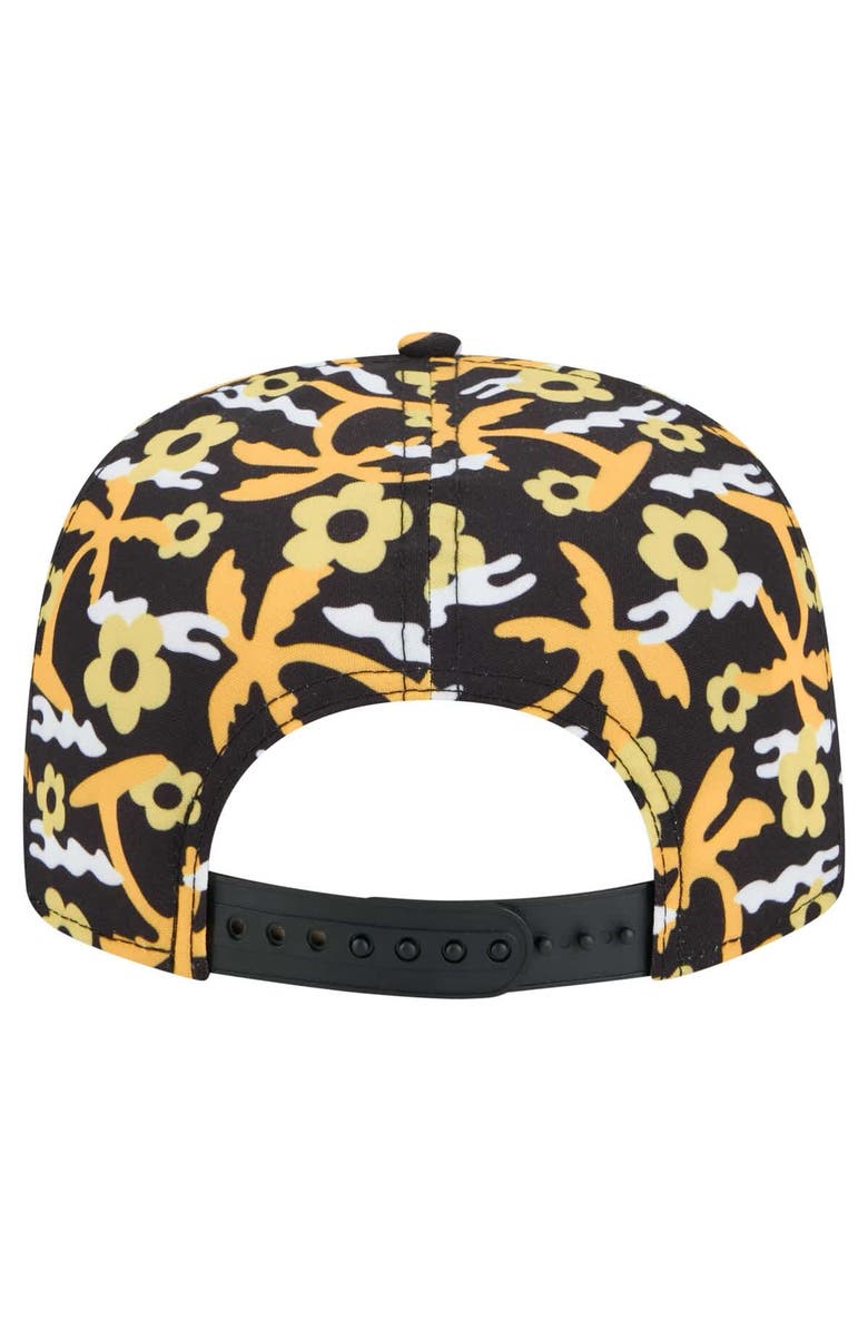 New Era Men's New Era Black Pittsburgh Steelers Wakey Wakey Golfer Snapback Hat, Alternate, color, Black