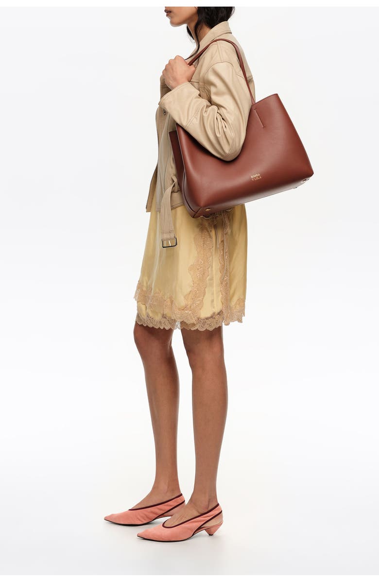 Bimba y Lola Chihuahua shopper bag, Alternate, color, Nut